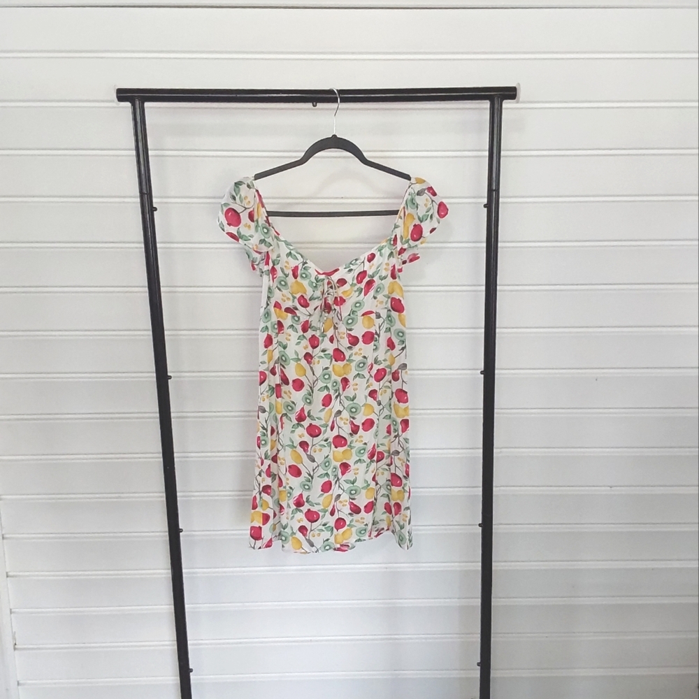 BeBop Juniors' Flutter Sleeve Babydoll Cinch Dress Size Small